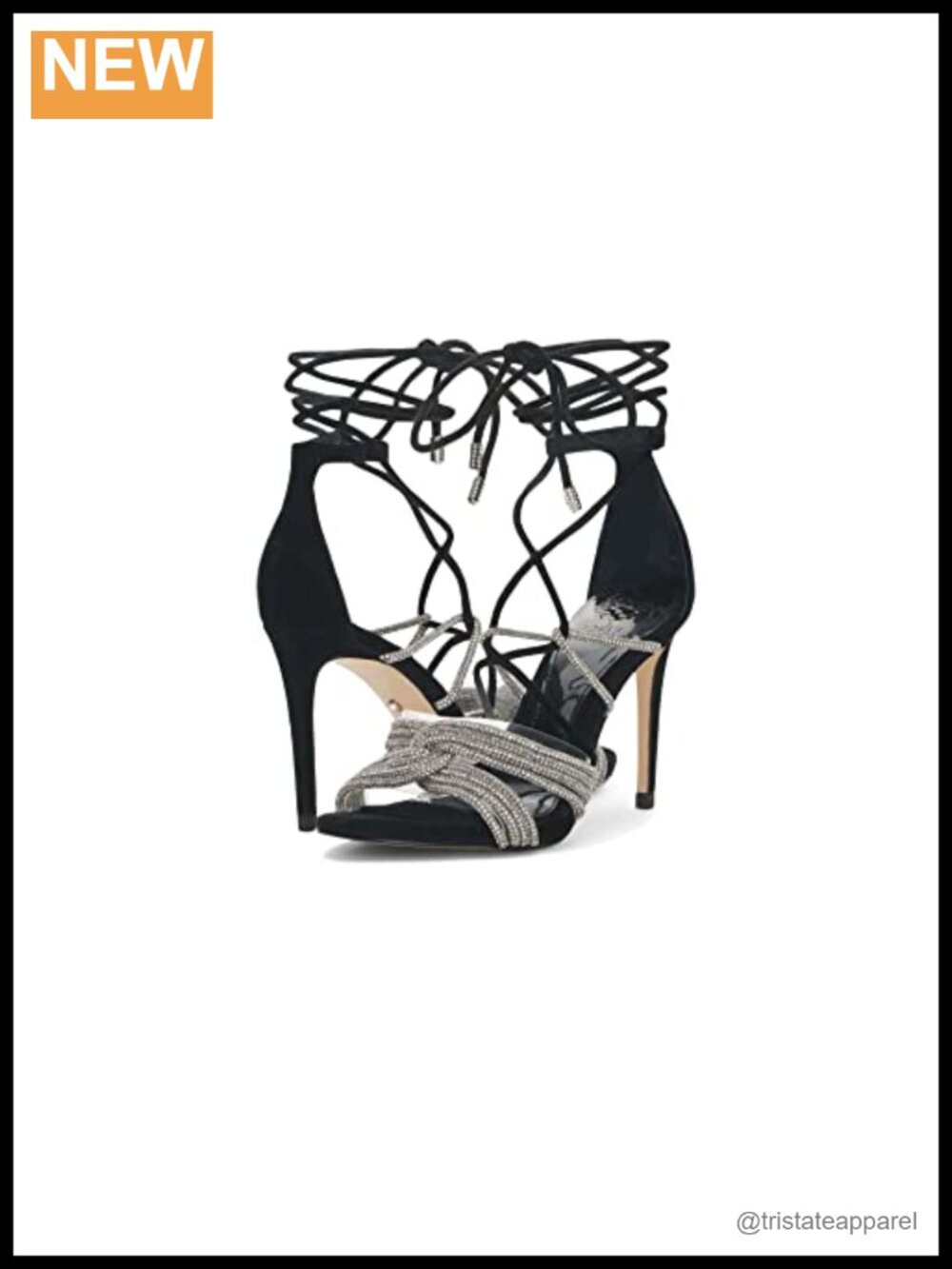 Suede Heeled Lace Up Ankle Strap Dress Sandals Stiletto Open Toe